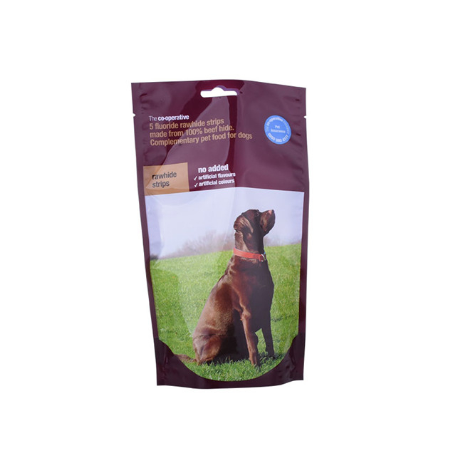 Paquete de comida para perros de láminas de logotipo de logotipo personalizado