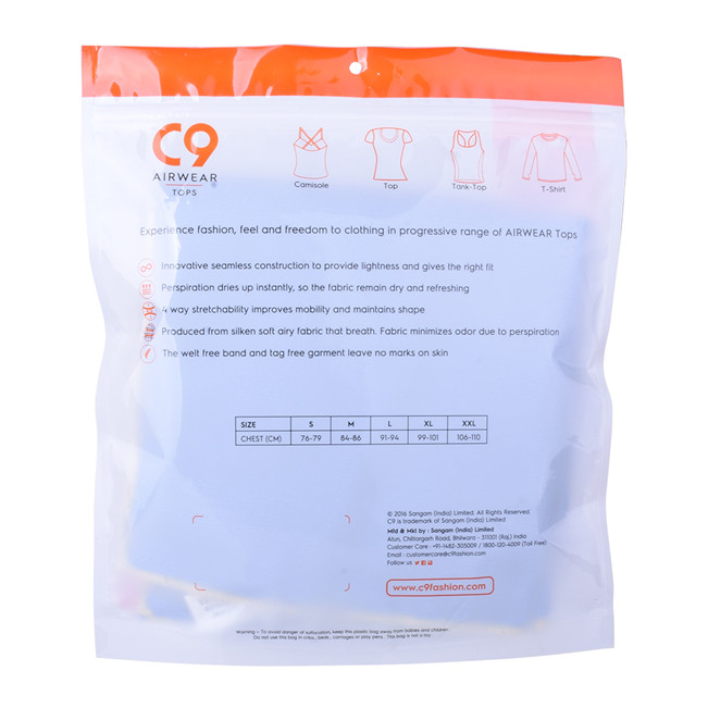 Sello trasero biodegradable compostable cómo calentar las bolsas de celofán de celofán empaquetado de ropa de bebé Guangzhou Bolsa de tela