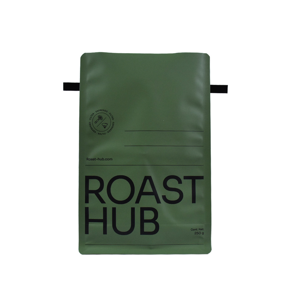 Logotipo personalizado Bolsas de café de reciclaje a prueba de humedad