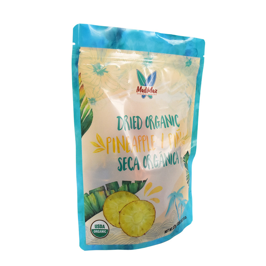 China Factory Metalized Biodegradable Sugar Cancana de azúcar fruta seca Mejor embalaje