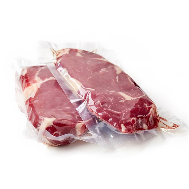 Impresión mate calefacción sellar bolsa de comida almohada de sellador de aspirador transparente