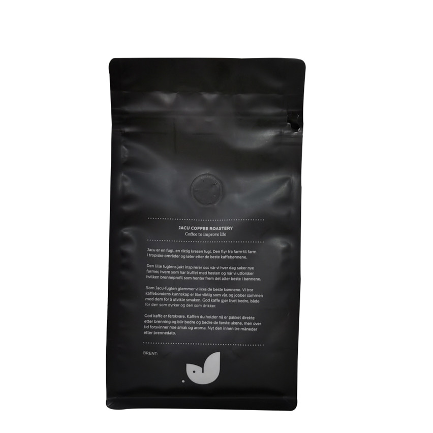 Logotipo personalizado Post Consumer Consumer reciclado Bottom Bolsa de café al por mayor