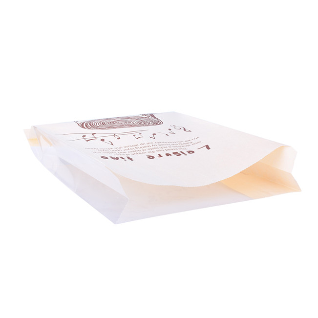 Muestras gratuitas Diseño de bolsa de papel reciclado Compañía de envasado sostenible Bolsa de papel Kraft para pan