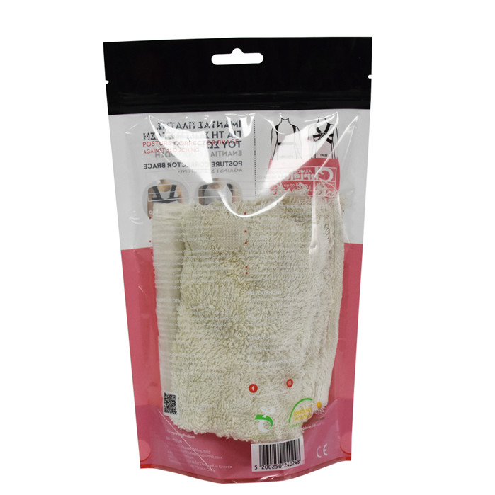 Embalaje biodegradable de impresión Poly Gravure personalizado para ropa con Zipllock