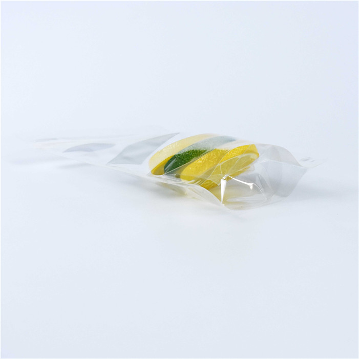Bolsas de arena bolsas de celofán sin imprimir plástico transparente con cremallera