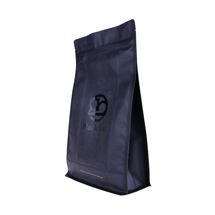 Impresión de bolsas de café personalizada con mancha UV con válvula de desgasificación