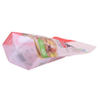 Embalaje de cremallera de plástico para alimentos compostable de pie