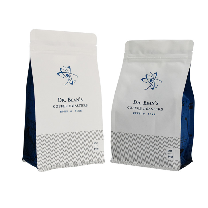 Bolsas de café 100% compostables a prueba de humedad