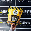 Bolsa de bocadillos de papel para papas fritas compostable Ziplock de 8 oz con impresión de diseño de logotipo personalizado